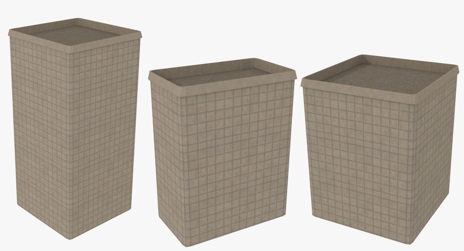 Gabion Military Blast Hesco Baskets Defense Wall Shelter Flood Erosion