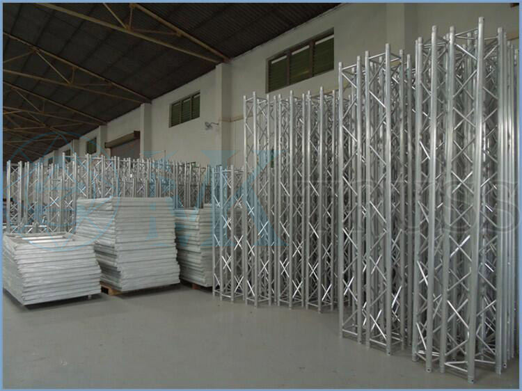 Junction Way 1m Aluminium Black Color Truss Lighting Truss with 20*2mm Diameter Braces