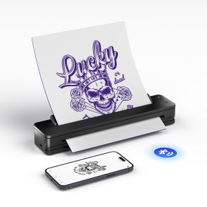 China Bluetooth Tattoo Transfer Printer A4 Portable Tattoo Stencil Printer wholesale