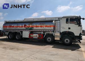 China Sinotruk HOWO 8X4 Oil Fuel Tank Trucks Capacity 25000 Liters wholesale