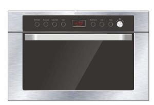 China 34L Stainless Steel Microwave Oven Built In Digital Timer Control wholesale