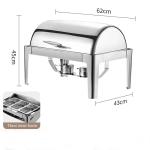 64*50*31cm Stainless Steel Buffet Alcohol Stove Hotel Restaurant Food Heating