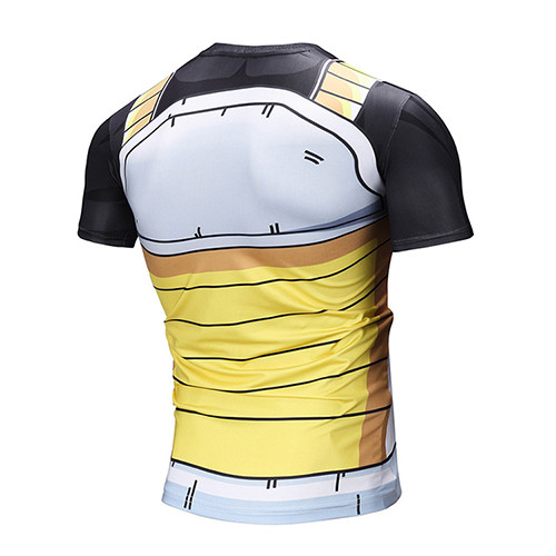 Soft T Shirt For Teenager Boy Anime Clothing Super Saiyan Vegeta Fashion Summer Tee Tops