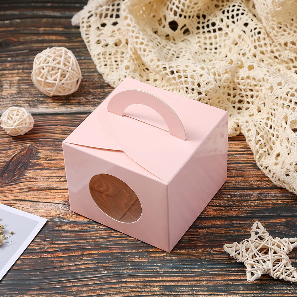Recycled Materials Custom Luxury Cake Candy Chocolate Packaging Paper Box With Window