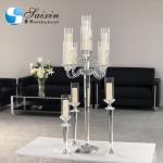 K9 Crystal Glass Candelabra For Sale Taper Pillar Candles Wedding Party Table