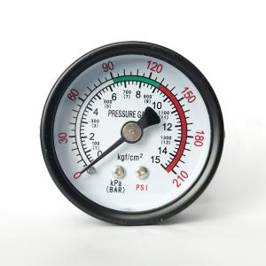 China Copper Alloy Connection Utility Pressure Gauge 50mm 15 Kg/Cm2 Oil Manometer wholesale
