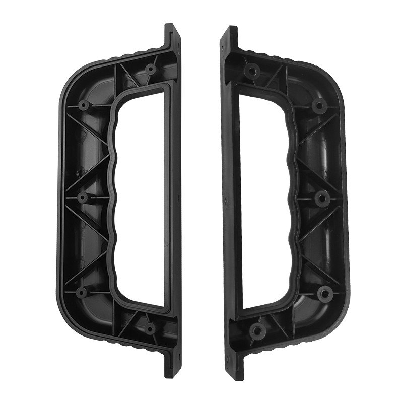 6 Fixing Holes ABS Material Portable Anti Drone Shield with Black Rectangular Handle 129g