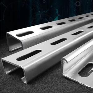 China C Shaped Metal Slotted Channel Galvanized Steel Construction Beams wholesale