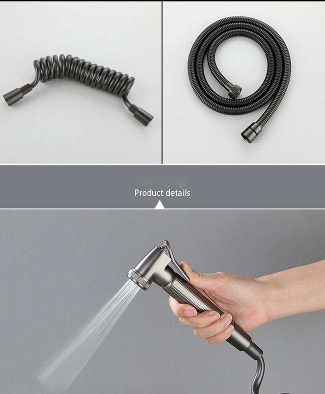 2023 Modern Stainless Steel Shattaf Bidet Sprayer Faucet Shower Heads With Diverter