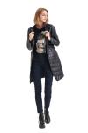 FODARLLOY Female Casual Warm Cropped Stand-collar Winter Coats For Ladies Women