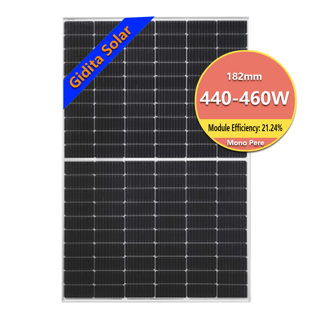 IP68 Excellent Module Efficiency Half-Cell Monocrystalline Solar Panel 440W 450W 460W