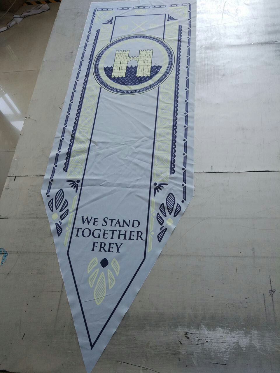 Promotion Party City Pennant Banner Silk screen printing
