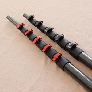 China Straight Plain Glossy Carbon Fiber Telescopic Tubes Rolled Wrapping wholesale
