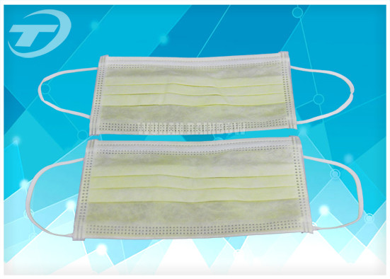 Customized Disposable surgical Non-woven 3 ply face mask earloop Anti Pollution