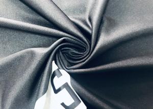 China 140GSM Stretchy 92% Polyester Printed Fabric For Sports Leggings Black Factory wholesale