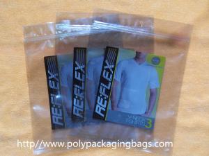 China Custom T - Shirt Clear Foil Ziplock Bags Anti Static Plastic Bags Moisture Proof wholesale