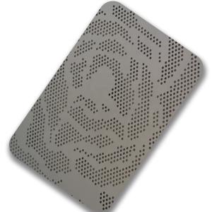 China AiSi Slotted Perforated Sheet Metal Wall Decor 1.5 Mm Stainless Steel Sheet wholesale