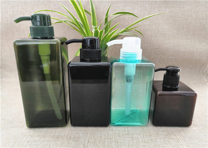 Rectangle Square PETG Plastic Bottle Body Cream Plastic foam pump
