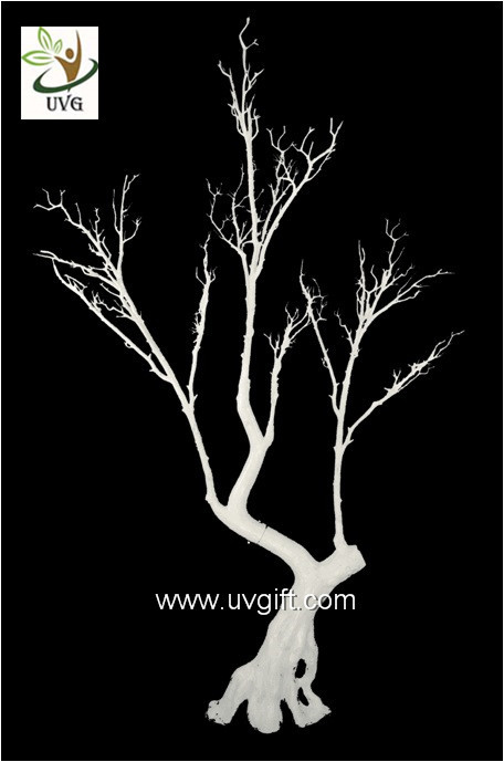 UVG white artificial twig tree with PE plastic branches for wedding decoration ideas DTR28