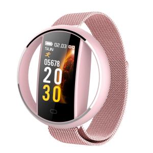 China E99-2 Mesh Stainless Steel Band Smart Watch Multifunctional Sport LED Digital Bracelet wholesale