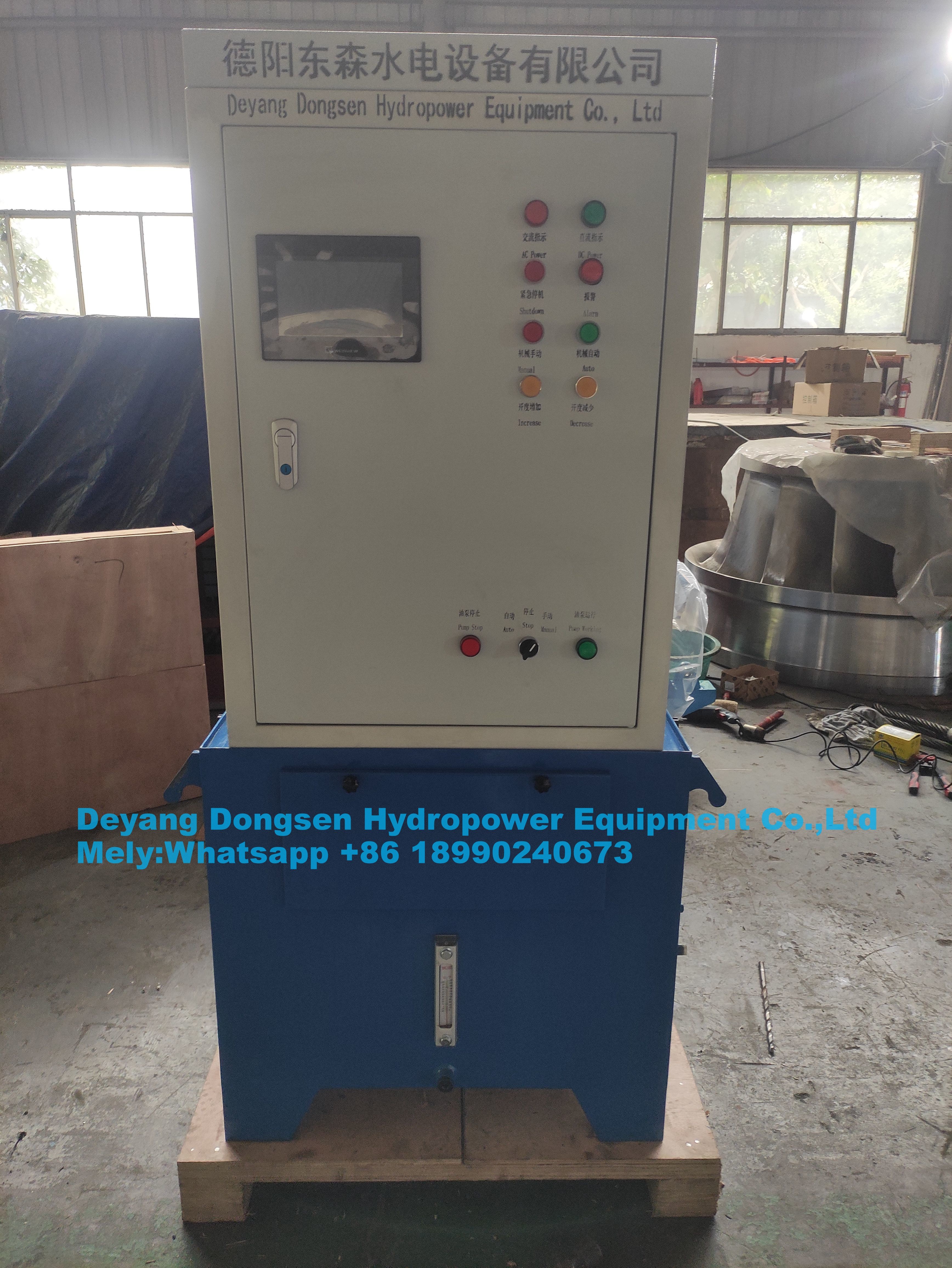 Hydraulic Hydro Turbine Governor for Grid connection function and adjustment function