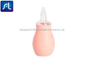 China Pink PVC Bulb Ear Syringe , High Performance Safe Baby Nose Aspirator wholesale