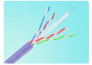 China 4P 23AWG CAT6 UTP LAN Cable PVC Jacket As Horizontal Floor Cabling wholesale