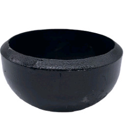JIS G3472 Welded Carbon Steel Pipe Cap Galvanized Black Painting SCH10