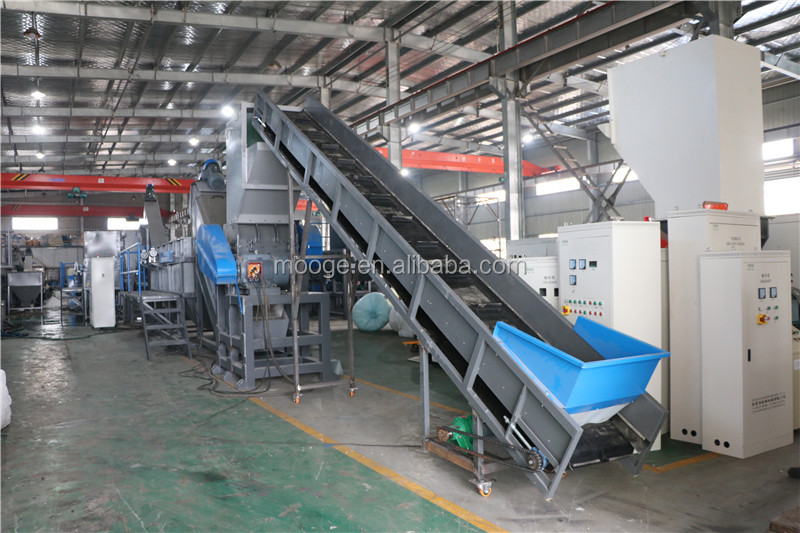LDPE Plastic Bag Recycling Machine Woven Bag 200-1000kg/H Squeezing