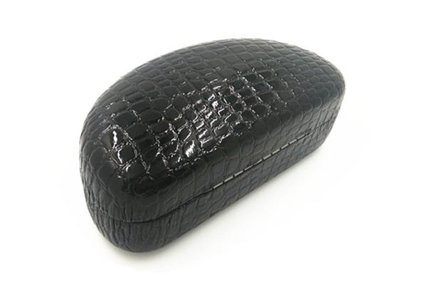 Hot Stamping Logo Custom Sunglass Case Vintage Personalized Leather Eyeglass