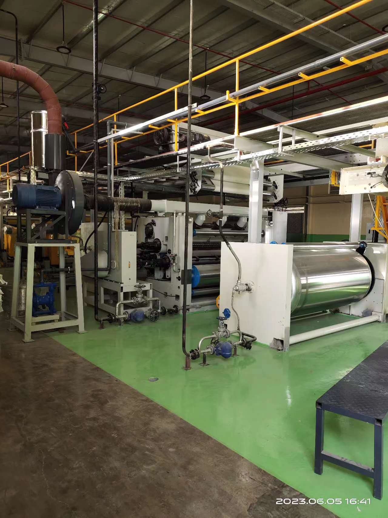 High Speed 3 Layer Corrugated Cardboard Production Line 4500 KG ±1mm Cutting Accuracy