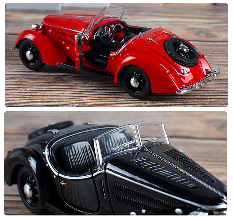 Unisex Wanderer Alloy Vintage Car Model Ornament Friction Toy 32 Pull Back Vehicles