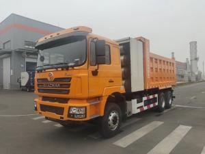 China SHACMAN CNG Dump Truck F3000 6x4 430 EuroV Yellow wholesale