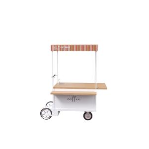 China 255mm Front Wheel 1000W Vending 300KG Coffee Bike Cart wholesale