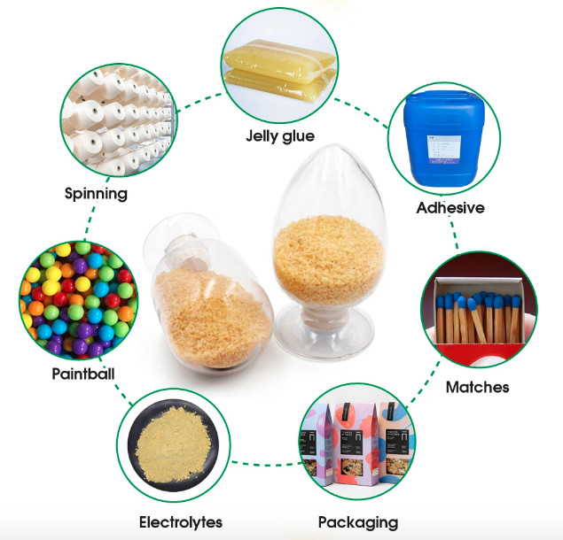 Low Viscosity Industrial Gelatin 430-470 Bloom For Construction