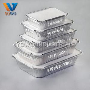 China 2lb 220*160*50mm Aluminum Food Storage Containers wholesale