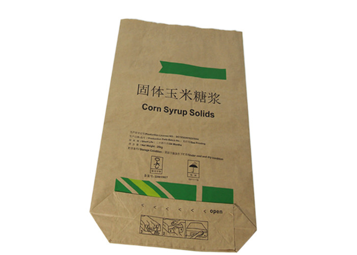 Customized Industrial Paper Bags Various Thickness Printing Options