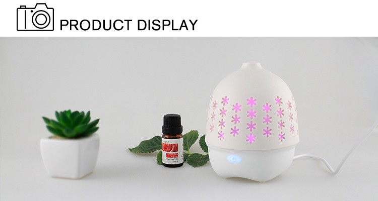 Ultrasonic Humidifier USB 70ML Ceramic Room Diffuser