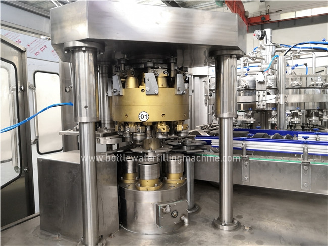 Stainless Steel 330ml Automatic Soda Carbonated Drink Filling Machine