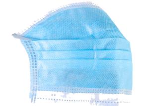 China 3 Ply Non Woven Antibacterial Face Mask With Low Breathing Resistance wholesale