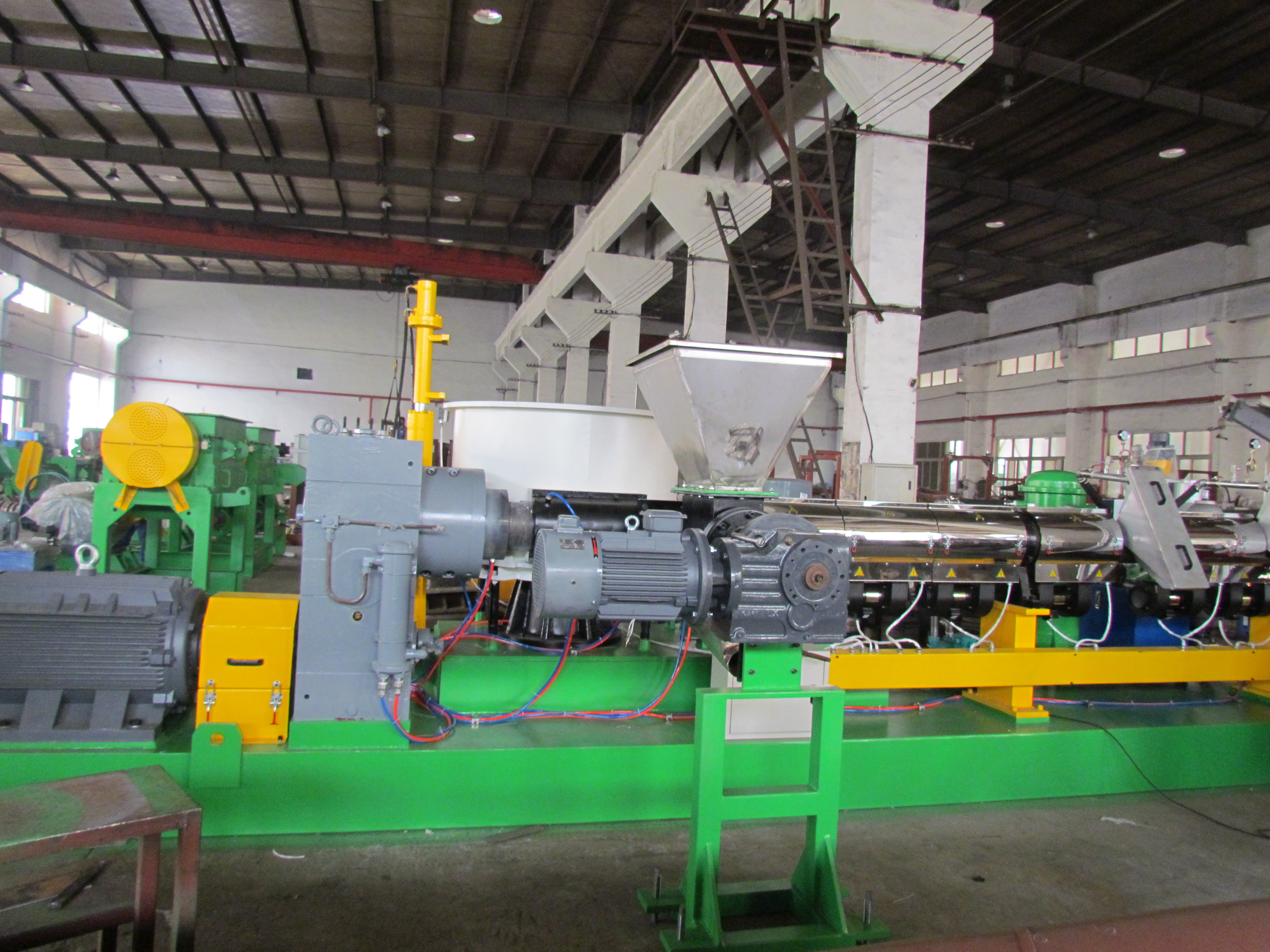 All In One 800kg/H Compaction Plastic Granulating Line