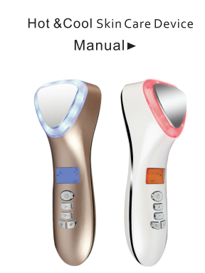 8600rpm Shrink Pores LED Therapy Hammer Multifunction Hot And Cold Face Massager