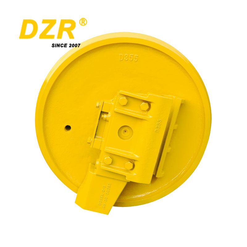 Excavator Front Idler Assy With Spring And Track Adjuster Assy For Mining Machinery