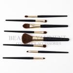 Private Logo 8 Piece Makeup Brush Set OEM Makeup Brushes Skin Friendly