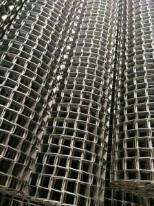 China Food Grade Stainless Steel Mesh Belt Crimped Weave BBQ Tray wholesale
