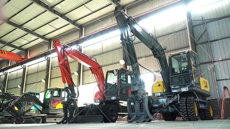 Construction Crushing Large Excavator Big Wheel Excavator With Horsepower