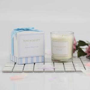 China Clear Natural Soy Wax Scented Jar Candle With Gift Box For Home Decoration wholesale