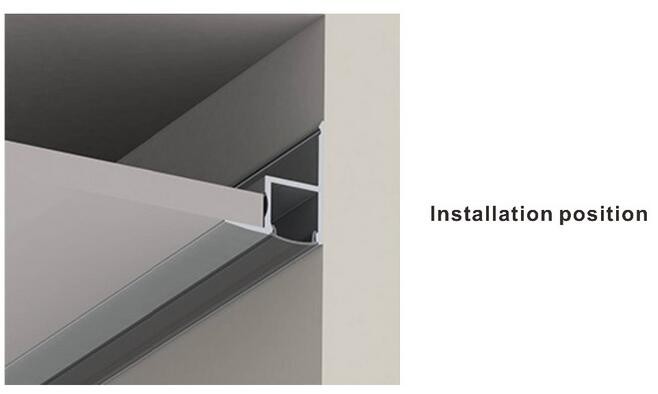 LED aluminum extrusion profiles LED profiles for led strips A4535 for ceiling Decoration CE Rohs LED Aluminium profile