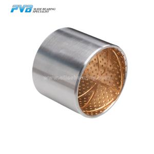 China CuPb6Sn6Zn3 Bi Metal Bushings Steel Back Wrapped bimetal Bushing wholesale