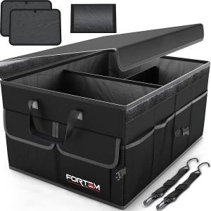 China Car Trunk Organizer, Collapsible Multi Compartment Car Organizer, Foldable SUV Storage for Car Accessories for Women wholesale